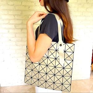Bao Bao by Issey Miyake Gold Prism Tote